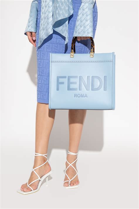 fendi logo runway smal shopper bag|Fendi sunshine medium bag.